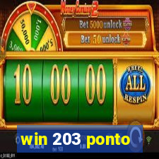 win 203 ponto